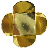 Forminhas Douradas 4 Pétalas: Elegância para Seus Doces! - imagem 1