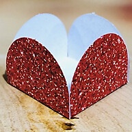 Forminhas para Doces Glitter Vermelho: 50 a 350 Unidades - imagem 1