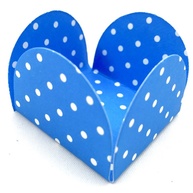 Forminhas Poá Azul: Decore Seus Doces! - imagem 1