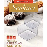 Forminhas Quadradas em Acetato 3,3x3,3 cm - 1000 Unidades - imagem 1