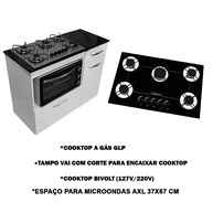 Kit Cozinha Completo: Balcão + Cooktop + Forno - imagem 2