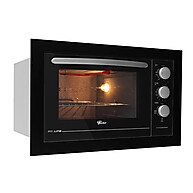 Forno Embutir Fischer Fit Line: 48L, Preto/Inox - imagem 1
