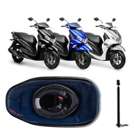 Forração Baú Yamaha Fluo 125 Azul: Proteção e Estilo com Antena Inclusa - imagem 2