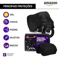 Capa Etacart Impermeável Forrada para Moto: Proteção Total contra Sol e Chuva - imagem 3