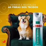Kit 2un JIMO Limpa Tecidos - Sofá, Tapete, Forro de Bancos | Hidrata, Perfuma e Neutraliza Odores 300ml - imagem 5