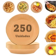Forros de Papel Airfryer: 250 Descartáveis Antiaderentes - imagem 1