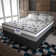 Cama Box Casal com Colchão de Espuma D33 Fort 138x188cm - Conforto e Estabilidade para Boas Noites - imagem 3
