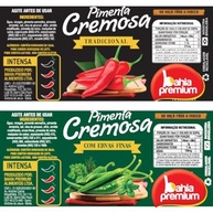 Pimenta Cremosa Carolina Reaper Forte Display Bahia Premium (Sabor:7-Ervas Finas 8-Tradicional) - imagem 5