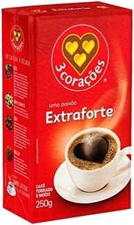 3 Corações Café Torrado E Moído Extra Forte À Vácuo 250G - imagem 2