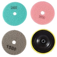 FTVOGUE Kit de Almofadas de Polimento úmidas de Diamante, Forte Força de Moagem e Suavidade, 100 Mm de Diâmetro, para Concreto de Mármore de Granito, Conjunto de 8 Discos de Moagem - imagem 4
