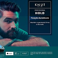 Kit 3 Pomadas Capilares Knut Hold Glue 40g – Estilo Matte com Fixação Forte - imagem 2