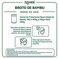 Novex Broto de Bambu: Kit 2x1kg para Cabelos Fortes - imagem 2