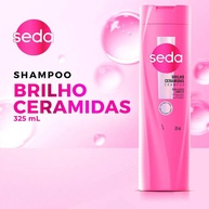 Shampoo Seda Brilho Ceramidas 325ml: Fórmula Poderosa para Cabelos 5x Mais Fortes - imagem 2