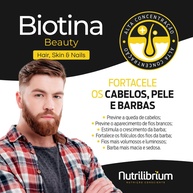 Biotina Nutrilibrium: Cabelos, Pele e Unhas Fortes - imagem 2