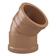 Joelho PVC 45º 25mm: Pacote com 40 Unid. Fortlev - imagem 2