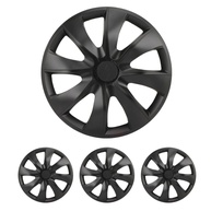 Jogo de Calotas Prime Fosca Black Aro 14 para Citroën C3, C4, Aircross, C5, Xsara, Berlingo + Selos Resinadas - imagem 1