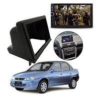 Moldura 2 Din 7" Fiamon para Corsa Classic/Hatch - Preto Fosco | Encaixe Perfeito - imagem 2
