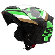 Capacete Mixs Gladiator Super Speed Fosco Verde/Dourado - Segurança e Estilo para Você! - imagem 1