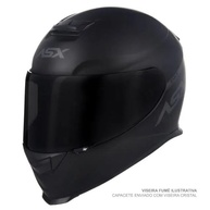 Capacete ASX Eagle Solid Preto Fosco: Segurança e Estilo para Sua Aventura - imagem 3