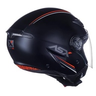 Kit Capacete Aberto ASX City Air Preto Fosco Masculino + Viseiras Cristal e Fumê - imagem 5