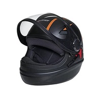 Capacete San Marino Speed One Preto Fosco e Laranja: Segurança e Estilo para Sua Pilotagem - imagem 4