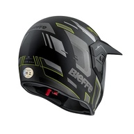 Capacete Moto Bieffe 3 Sport Horizon Enduro Fechado Preto Fosco/Amarelo - Segurança e Estilo - imagem 5