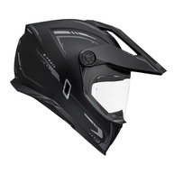 Capacete Bieffe B-Trail Authentic Preto Fosco/Grafite c/ Óculos Integrado - Segurança e Estilo Off-Road - imagem 4