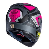 Capacete Peels Icon 23 Track Cinza Fosco/Pink - Segurança e Estilo para sua Moto - imagem 4