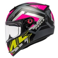 Capacete Peels Icon 23 Track Cinza Fosco/Pink - Segurança e Estilo para sua Moto - imagem 2