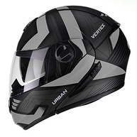 Capacete Articulado Peels U-RB2 Vertice Preto Fosco/Prata - Segurança e Estilo para Sua Moto - imagem 2