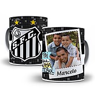 Caneca Pai Futebol: Presente Personalizado com Foto - imagem 1