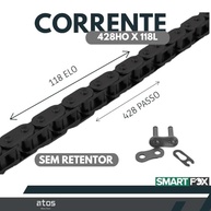 Kit Relação Transmissão Titan Fan CG Start 160 (2016-2025) Smart Fox - Aço 1045 - imagem 5