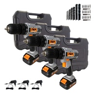Furadeira Parafusadeira 12V: Kit 3x NKF FP12X - imagem 2