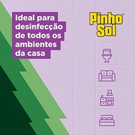 Desinfetante Pinho Sol Lavanda Perfumado 3,8L - Elimina 99,9% das Bactérias com Fragrância Suave - imagem 4