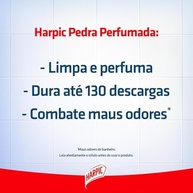 Harpic Pedra Sanitária Aroma Plus Pinho - Limpeza e Fragrância por até 130 Descargas - imagem 3