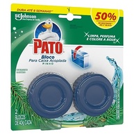 Pato Desodorizador Sanitário Caixa Acoplada Pinho - 2 Discos | Limpeza Poderosa e Fragrância Refrescante - imagem 5