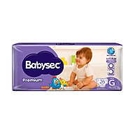 Fralda Babysec G Mega: Até 12h de Proteção! - imagem 1
