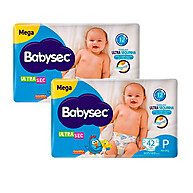 Fralda Babysec Ultrasec P: Kit Mega 42 Unidades - imagem 1
