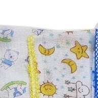 Fralda Bebê Luxo 70x70cm: Kit 5 Pçs Crochê - imagem 1
