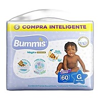 Fralda Bummis G c/60: Absorção por 12h e Toque Macio - imagem 1