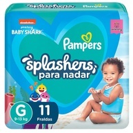 Fralda de Piscina Pampers Baby Shark: Diversão Sem Vazes! - imagem 1