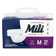 Fralda Geriátrica Mili Vita Care M: Conforto e Proteção - imagem 1