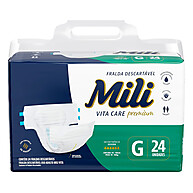 Fralda Geriátrica Mili Vita Care Premium Tamanho G – Conforto e Proteção para o Dia a Dia - imagem 1