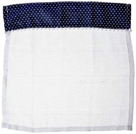 Baby Deluxe Babete Fralda 3 Peças Marinho Poá - Toque Macio, Lavável e Antialérgico - imagem 3