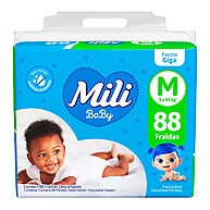 Fralda Mili Baby M Giga: Proteção e Economia! - imagem 1