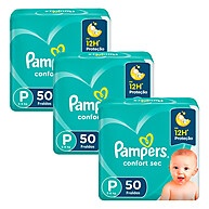Fralda Pampers Confort Sec Mega – Até 2x Mais Seca! - imagem 1