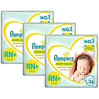 Fralda Pampers Premium Care Recém-Nascido: Kit com 108 Unidades - imagem 1