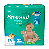Fralda Personal Baby Protect & Sec G: 22 Unidades - imagem 1