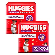 Fralda Roupinha Huggies Supreme Care XXG: Conforto e Economia - imagem 1