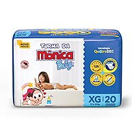 Fralda Turma da Mônica XG: Noite Seca e Bebê Feliz! - imagem 1